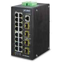 IGS-20040MT - Switch industriel IP30 manageable L2+ 16 ports Gigabit Ethernet & 4 ports SFP