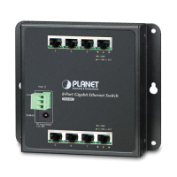WGS-803 - Switch industriel IP30 Plug & Play 8 ports Gigabit Ethernet, montage sur mur