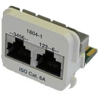 Insert ACO RJ45 Cat6A Fast Ethernet + voix et données CommScope