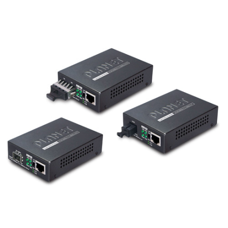 GT-802S - Convertisseur de média Gigabit Ethernet 10/100/1000 Mbps RJ45 vers fibre optique monomode 1310 nm