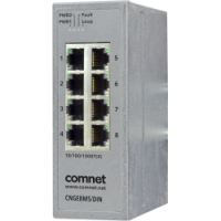 CNGE8MS/DIN - Switch Industriel manageable L2 8 ports Gigabit Ethernet