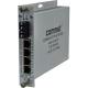 CNFE41SMSPOE - Switch industriel semi manageable Fast Ethernet, 4 ports 10/100Base-TX PoE+ et 1 uplink FO, température étendue