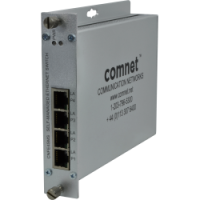 CNFE4SMS - Switch industriel semi manageable Fast Ethernet, 4 ports 10/100Base-TX, température étendue