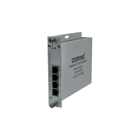 CNFE4SMS - Switch industriel semi manageable Fast Ethernet, 4 ports 10/100Base-TX, température étendue