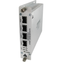 CNFE4TX4US - Switch industriel Plug & Play Fast Ethernet, 4 ports 10/100Base-TX, température étendue