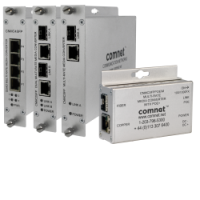 CNMCSFPPOE - Convertisseur de média Gigabit Ethernet industriel 10/100/1000Base-TX PoE+ vers emplacement SFP