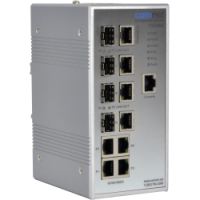 CNGE8MS - Switch Industriel manageable L2 4 ports Gigabit Ethernet & 4 ports combo 10/100/1000base-TX/SFP