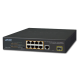 FGSD-1011HP - Switch Plug & Play Fast Ethernet 8 ports PoE+, 1 port 10/100/1000Base-TX, 1 port SFP 100/1000Base-X, desktop