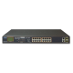 FGSW-1822VHP - Switch Plug & Play Fast Ethernet 16 ports PoE+, 2 ports Combo, LCD, rackable 19"