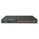 FGSW-2622VHP - Switch Plug & Play Fast Ethernet 24 ports PoE+, 2 ports Combo, LCD, rackable 19P