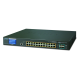 GS-5220-24UPL4XV - Switches Manageables L2+, 24 ports Gigabit Ethernet PoE+, 2 emplacements SFP+ 10G, ecran LCD, ONVIF