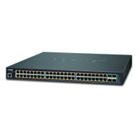 GS-5220-48P4X - Switches Manageables L2+, 48 ports Gigabit Ethernet PoE+, ONVIF, 400W, Rackable 19"