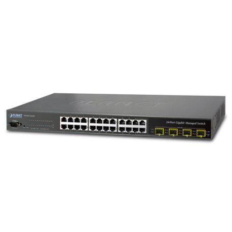 WGSW-24040 & 24040R - Switches manageables L2+, 24 ports Gigabit dont 4 ports combo