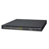 XGS3-24042 - Switch manageable & stackable L3, 24 ports Gigabit Ethernet dont 4 combo & 4 emplacements SFP+ 10G, rackable 19"