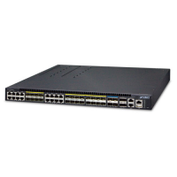 XGS3-24242 - Switch manageable & stackable L3, 24 emplacements SFP dont 16 combo & 4 emplacements SFP+ 10G, rackable 19"