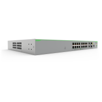 AT-FS980M/18PS - Switch CentreCOM manageable niveau 2+ Fast Ethernet 16 ports 10/100Base-TX PoE+, 2 ports Combo R45/SFP
