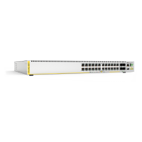AT-X510L-28GT - Switch manageable & empilable niveau 3 Gigabit Ethernet 24 ports, 4 emplacements SFP