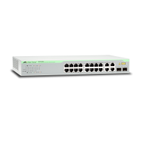 AT-FS750/20 - Switch WebSmart Fast Ethernet 16 ports 10/100Base-TX, 2 ports Combo/SFP, 2 uplink 10/100/1000Base-TX