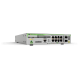 AT-GS970M/10PS - Switch CentreCOM manageable niveau 2+ Gigabit Ethernet 8 ports 10/100/1000Base-TX PoE+, 2 emplacements SFP