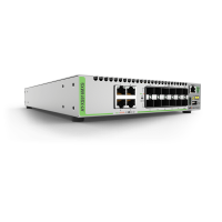 AT-XS916MXS - Switch CentreCOM manageable niveau 3, 10 Gigabit Ethernet, 12 emplacements SFP+ 10G, 4 ports 100/1000/10Gbase-T