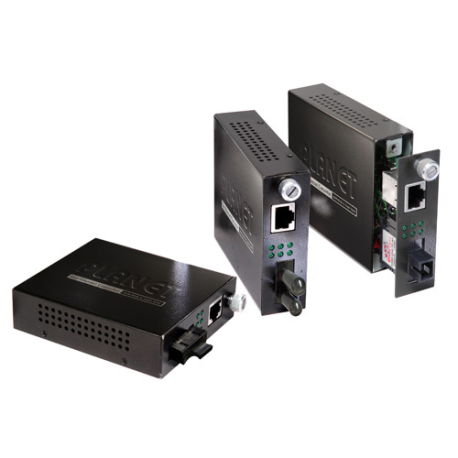 FST-802S - Convertisseurs de média Fast Ethernet intelligents 10/100 Mbps RJ45 vers fibre optique monomode 15 à 50 km