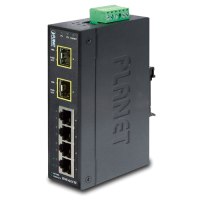 ISW-621TF - Switch industriel IP30 Plug & Play 4 ports Fast Ethernet & 2 emplacements SFP, température étendue