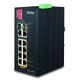 IFGS-1022HPT - Switch industriel IP30 Plug & Play 8 ports Fast Ethernet PoE+, 2 ports combo/SFP, mode PoE étendu