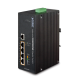 IGS-504HPT - Switch industriel IP30 Plug & Play 5 ports Gigabit Ethernet dont 4 PoE+