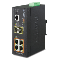 IGS-5225-4P2S - Switch Industriel IP30 manageable niveau 2+, 4 ports PoE+ Gigabit Ethernet, 2 emplacements SFP