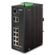 IGS-10020HPT - Switch Industriel IP30 manageable niveau 2+, 8 ports PoE+ Gigabit Ethernet, 2 emplacements SFP, 12/24/48 VDC