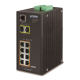 IGS-10020PT - Switch industriel IP30 manageable niveau 2+, 8 ports PoE+ Gigabit Ethernet, 2 emplacements SFP