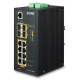 IGS-5225-8P4S - Switch Industriel IP30 manageable niveau 2+, 8 ports PoE+ Gigabit Ethernet, 4 emplacements SFP