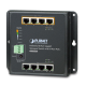 WGS-804HPT - Switch industriel IP30 manageable niveau 2, 8 ports Gigabit Ethernet dont 4 ports PoE+, montage sur mur