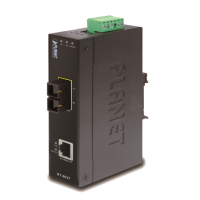 IFT-802T - Convertisseur de média industriel IP30 Fast Ethernet vers fibre optique multimode