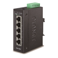ISW-500T - Switch industriel IP30 Plug & Play 5 ports Fast Ethernet, température étendue, format compact