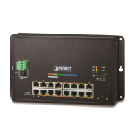 WGS-4215-16P2S - Switch industriel IP30 manageable L2, 16 ports PoE+ Gigabit Ethernet, 2 emplacements SFP, montage sur mur