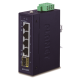 IGS-510TF - Switch industriel IP30 Plug & Play 4 ports Gigabit Ethernet, 1 emplacement SFP, température étendue