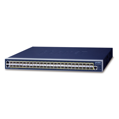 GS-6320-46S2C4XR - Switch manageable L3, 46 emplacements SFP, 2 ports 10/100/1000Base-TX, 4 emplacements SFP+ 10G, rackable 19"