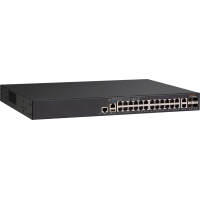 ICX7150-24P - Switch d'accès niveau 3, 24 ports Gigabit Ethernet PoE+, 2 uplinks RJ45, 4 uplinks SFP upgradables, rack 19"