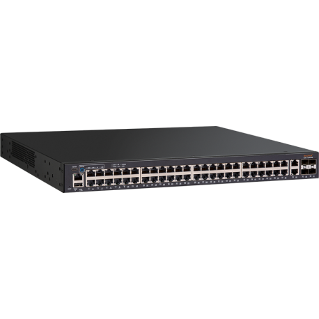ICX7150-48 - Switch d'accès niveau 3, 48 ports Gigabit Ethernet, 2 uplinks RJ45, 4 uplinks SFP upgradables, rackable 19"