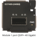 ICX7450-24-E - Switch modulaire niveau 3, 24 ports Gigabit Ethernet, 3 modules de stack/uplink pré-installés, avec alimentation