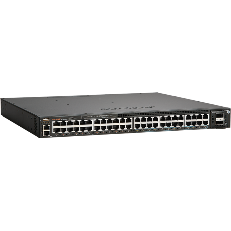 ICX7650-48ZP - Switch d'agrégation/coeur Multigigabit, 48 ports PoH/PoE+, 4 ports 40G ou 2 ports 100G, sans alimentation