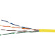 Câble multibrin U/UTP Cat5e PVC jaune 4 paires