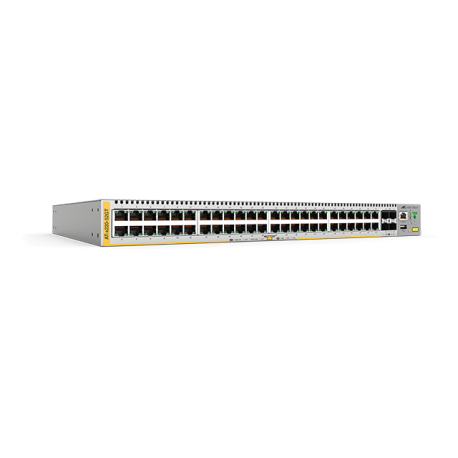 AT-X220-52GT - Switch manageable niveau 3, 48 ports Gigabit Ethernet, 4 uplinks SFP 100/1000Base-X, rackable 19"