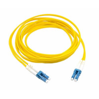 Jarretière optique monomode 9/125 OS2 LCPC/LCPC duplex zipp, qualité standard, jaune