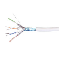 Câble Netconnect F/FTP Cat6 LSZH 4 paires