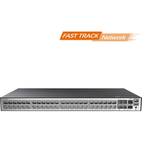 CloudEngine S5735-L48T4XE-AV-2 - Switch L3, 48 ports 100/1000Base-TX, 4 emplacements SFP+ 10Gbase-X, 2 ports de stack 12G