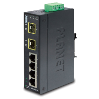 ISW-621TF - Switch industriel IP30 Plug & Play 4 ports Fast Ethernet & 2 emplacements SFP, température étendue