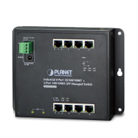 WGS-4215-8T2S - Switch industriel IP30 manageable L2+ 8 ports Gigabit Ethernet & 2 ports SFP, montage sur mur