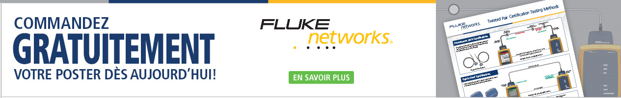 Commandez gratuitement votre poster Fluke Networks
